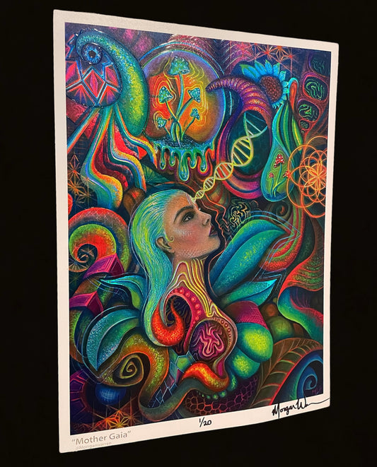 Mother Gaia Holographic Limited Edition Prints